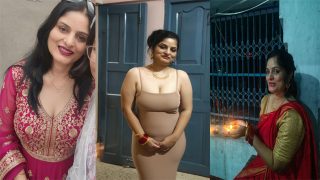 Indian Lawyer Rich Milf Bhabi Full Nude Captured By Son