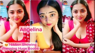 Model Anjali Aka Angelina Tango Nude Premium Pressing Boobs MMS