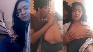 Sexy Indian Chasmish Gf Submissive Boobs XXX Porn