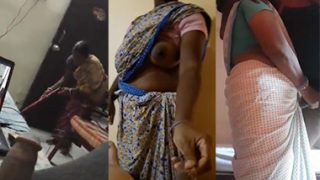 Tamil Bachelor Hostel Maid Aunty Watches Me Flash Cock Latest Sex MMS