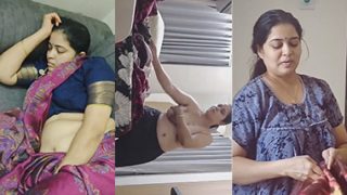Sexy Telugu Mom Nude Captured Leaked By Son Viral MMS