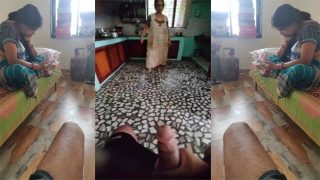 Horny House Owner Son Masturbating – Infront Of Maid Aunty Latest Sex