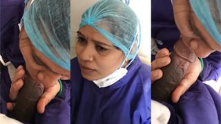 Tamil Nurse Aunty Deep Blowjob Fucking Hard With Doctor