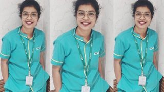 Horny Tamil Nurse Girl Giving Deep Blowjob Painful Fucking MMS