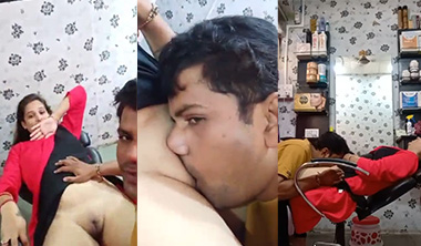 Chubby Couple Pussy Licking In Beauty Parlour Latest MMS