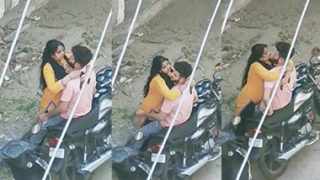 Desi Girl Romantic Sex – in Public Place Viral Video