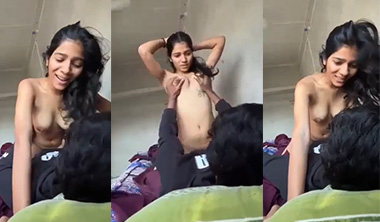 Dusky Desi Sexy College Girl Riding On Boyfriend Leaked