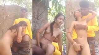 Teen Cousin Brother – Sister Outdoor Jungle sex Video Leak