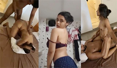Tamil Teen Babe Teasing Showing & Threesome Fucking Hardly