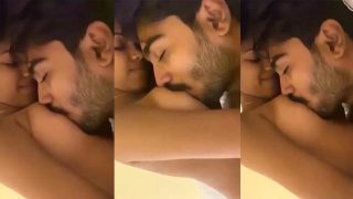 Horny University Girl Boobs Sucked By Lover
