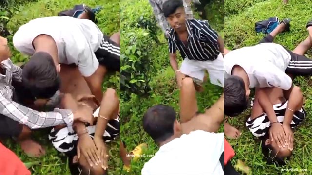 Sexy Randi Ganbang Outdoor Fucking by Local Boys
