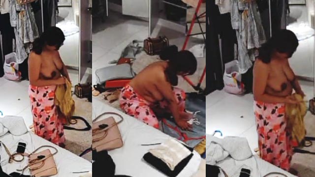 Busty Milf Big Boobs Changing Dress Nude Cam