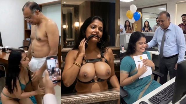 Tamil Office Bhabhi Fucking Her Boss for Promotion