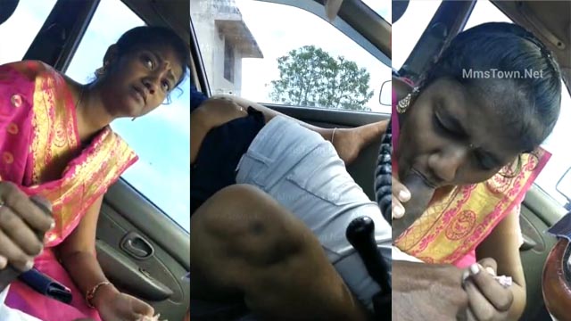 Innocent Telugu Bhabhi Blowjob & Fucking by Lover Inside Car