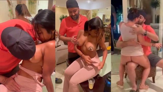 South Lady Having Fun & Multiple At birthday Party
