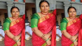 Dusky Tamil Old Aunty Painful Sex with Young Boy